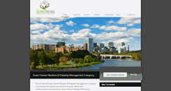 Desktop Screenshot of greenhomesrealtorsandpropertymanagement.com